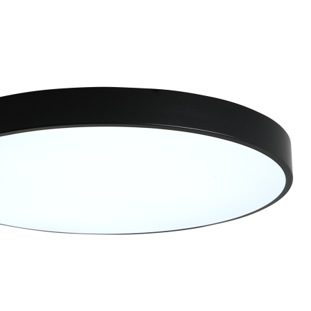 Светильник потолочный черный LED 72Вт D50см