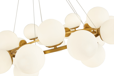 Люстра латунь D90см