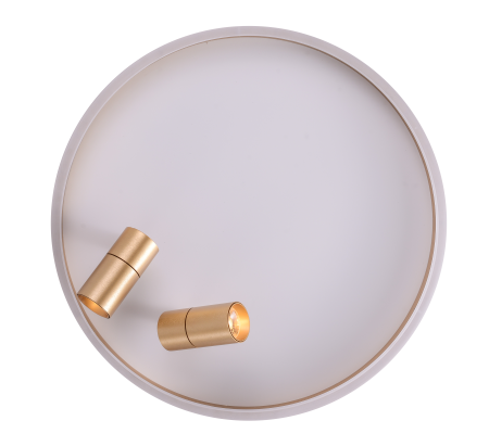 Потолочный светильник белый LED 30Вт+10Вт D50см