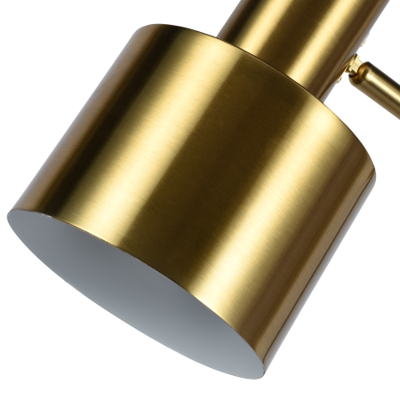 Настольная лампа латунь беспроводная зарядка 55см