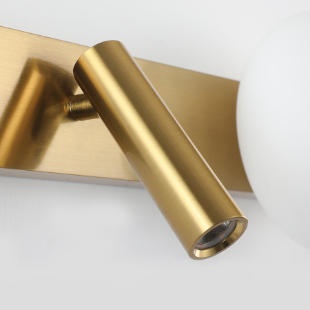 Светильник настенный спот латунь LED 3+7Вт 34см Zortes DREAM ZRS.2436.02