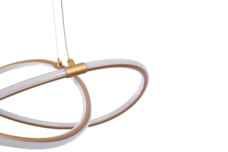 Светодиодная люстра золото LED 50Вт D60см