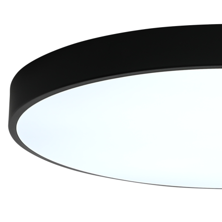 Светильник потолочный черный LED 72Вт D50см