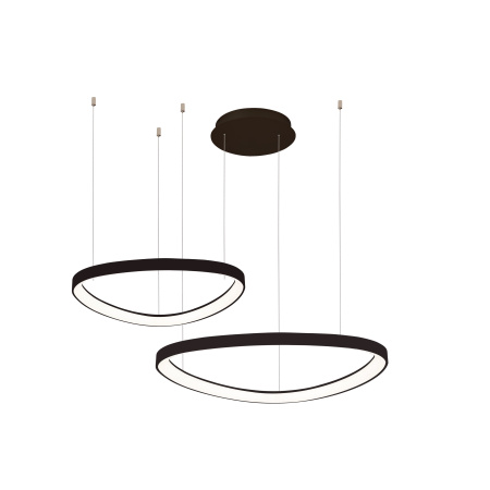 Люстра подвесная черня LED 86Вт D65см