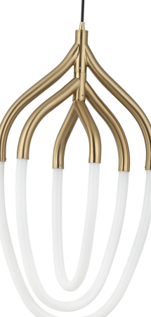 Светильник потолочный латунь LED 62Вт 32см