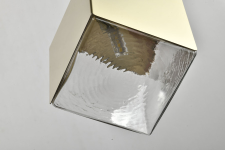 Люстра в скандинавском стиле золото 35см