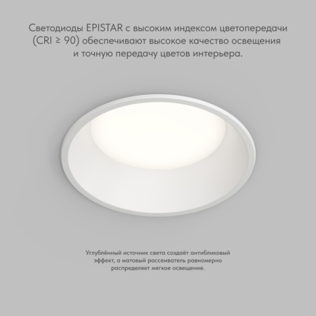 Влагозащищенный светильник Denkirs DK2451-WH