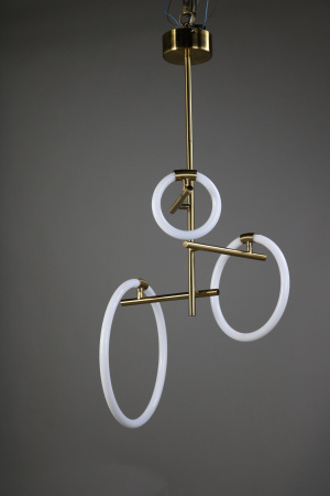 Подвесной светильник латунь LED 45Вт 40см