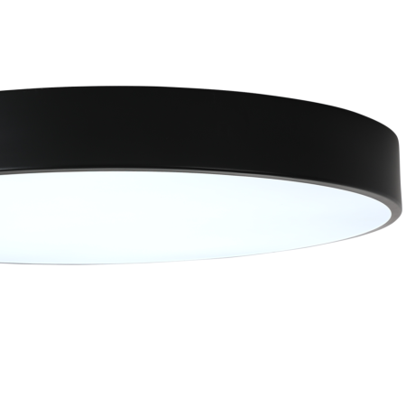 Светильник потолочный черный LED 96Вт D60см