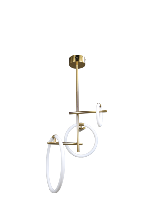 Подвесной светильник латунь LED 45Вт 40см