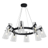 Люстра подвесная черная G9 D80см Zortes Dallas ZRS.90611.08