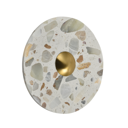 Светильник настенный из камня серый LED 7Вт 20см