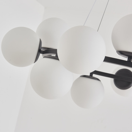 Люстра черня D72см