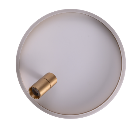 Потолочный светильник белый LED 24Вт+5Вт D40см