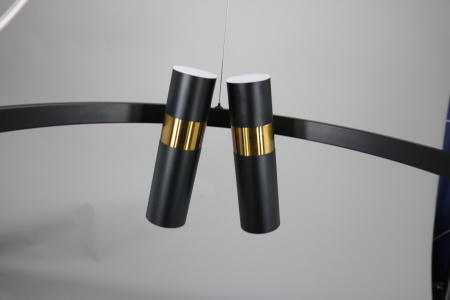 Люстра потолочная черня D65см