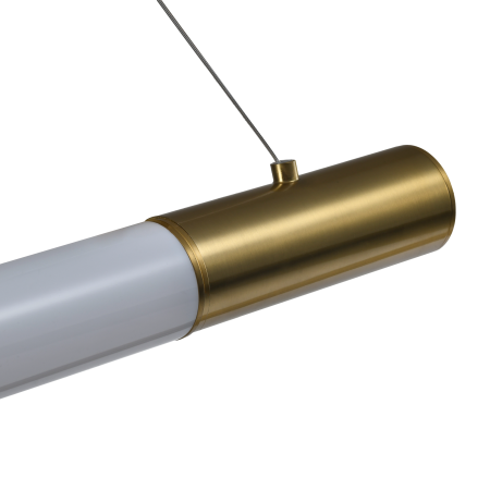 Светильник потолочный латунь LED 32Вт 80см