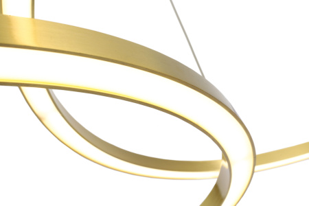 Люстра подвесная латунь LED 114Вт D40+60+80см