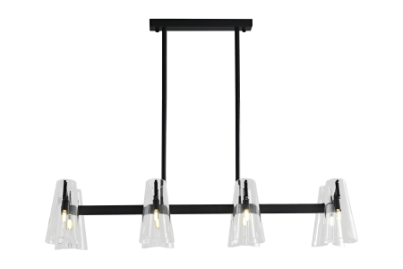 Люстра потолочная черня 101см