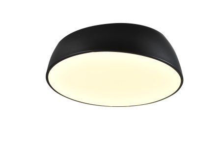 Светильник потолочный черный LED 40Вт D40см