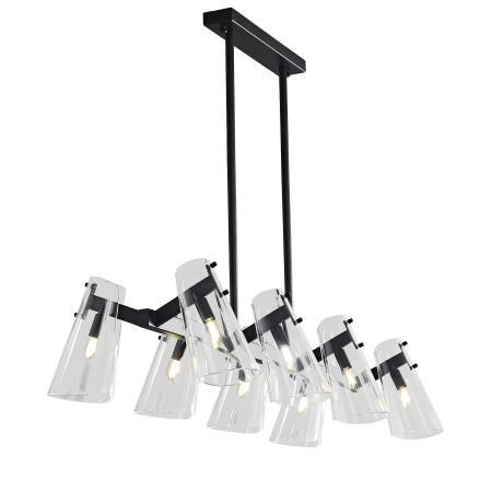 Люстра потолочная черня 101см