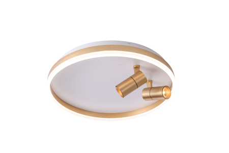 Потолочный светильник белый LED 30Вт+10Вт D50см