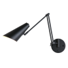 Светильник телескопический настенный черный 57см