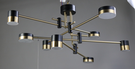 Люстра потолочная черня LED 80Вт D100см