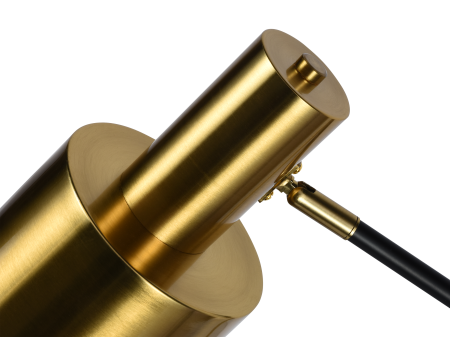 Настольная лампа латунь беспроводная зарядка 55см