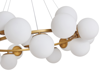 Люстра латунь D90см