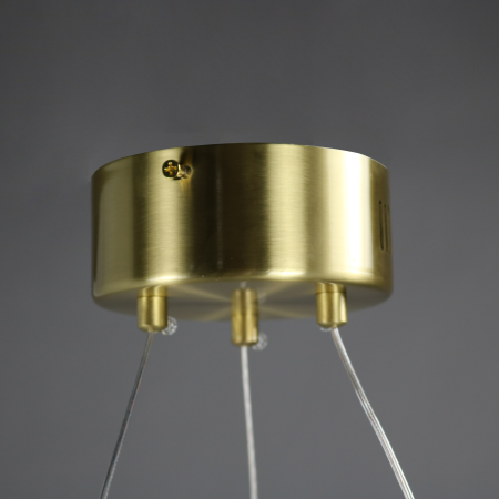 Люстра потолочная латунь LED 80Вт D64см