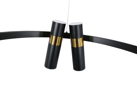 Люстра потолочная черня D65см