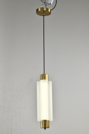 Подвесной светильник латунь LED 8Вт D11см