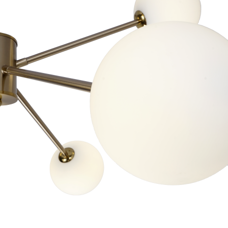 Люстра потолочная на штанге латунь D70см