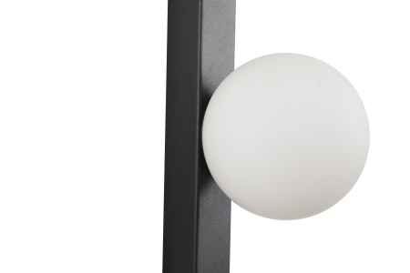 Светильник настенный черный 100см