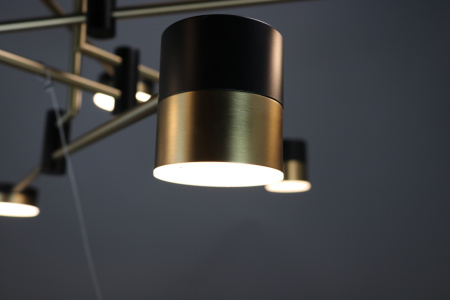 Люстра потолочная черня LED 40Вт D60см