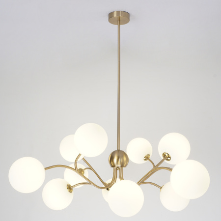 Люстра потолочная на штанге латунь D85см