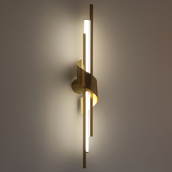 Бра настенный латунь LED 12Вт 80см Zortes LORANO ZRS.1718.08