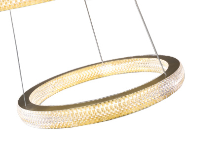 Люстра подвесная бронза LED 126Вт D40+60см