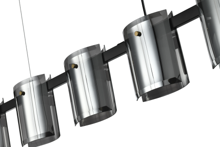 Люстра потолочная черня 120см