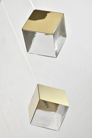 Люстра в скандинавском стиле золото 35см