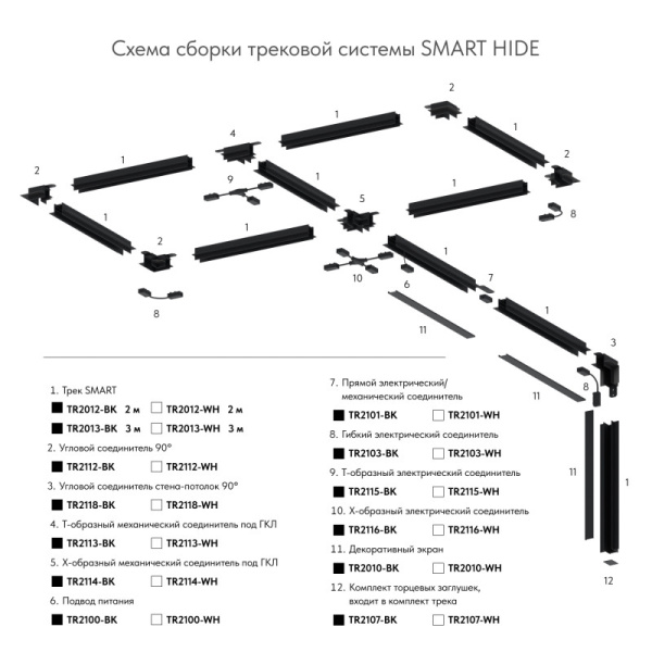Заглушка Denkirs TR2107-WH