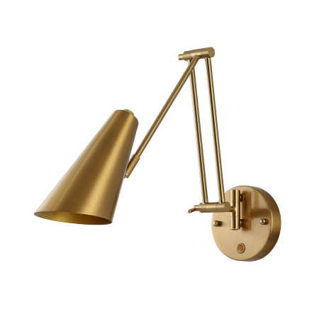 Светильник телескопический настенный белый 57см