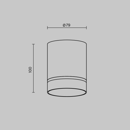 Потолочный светильник Technical C085CL-9W3K-B