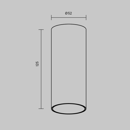 Потолочный светильник Technical C056CL-L12B4K-W-D-B