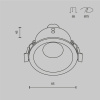 Встраиваемый светильник Technical DL032-2-01W-1(N)