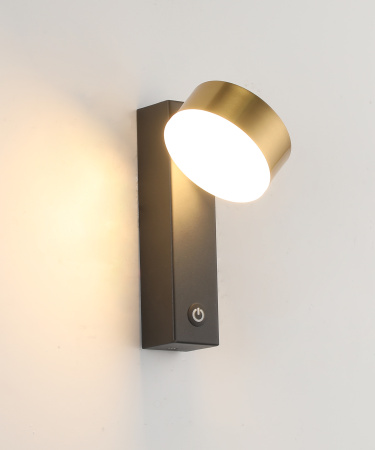 Бра черное LED 12Вт 21см