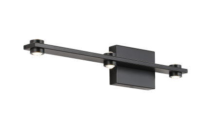 Бра черное LED 18Вт 44см