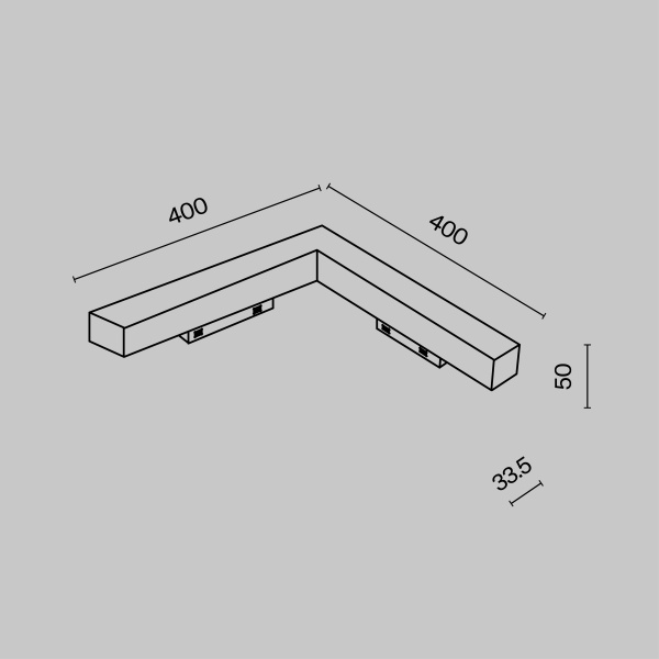 Трековый светильник Technical TR078-2-24W4K-B