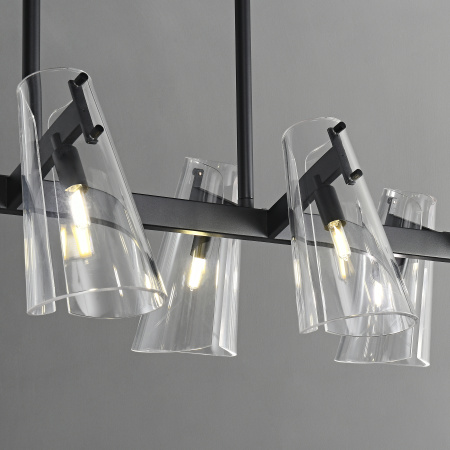 Люстра потолочная черня 101см