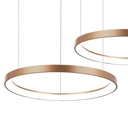 Люстра подвесная золото LED 78Вт D38+58см